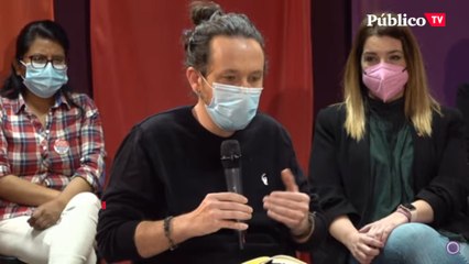 Pablo Iglesias pide que las personas que necesiten la sanidad pública vayan a votar