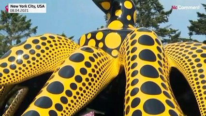 New York exhibition celebrates Japanese artist Yayoi Kusama