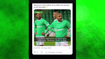 3 joueurs de l'ASSE positifs au Covid !