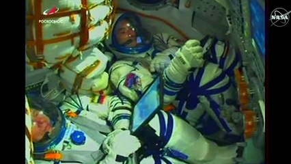 Cohete Soyuz se acopla a la ISS en misión de homenaje a Gagarin