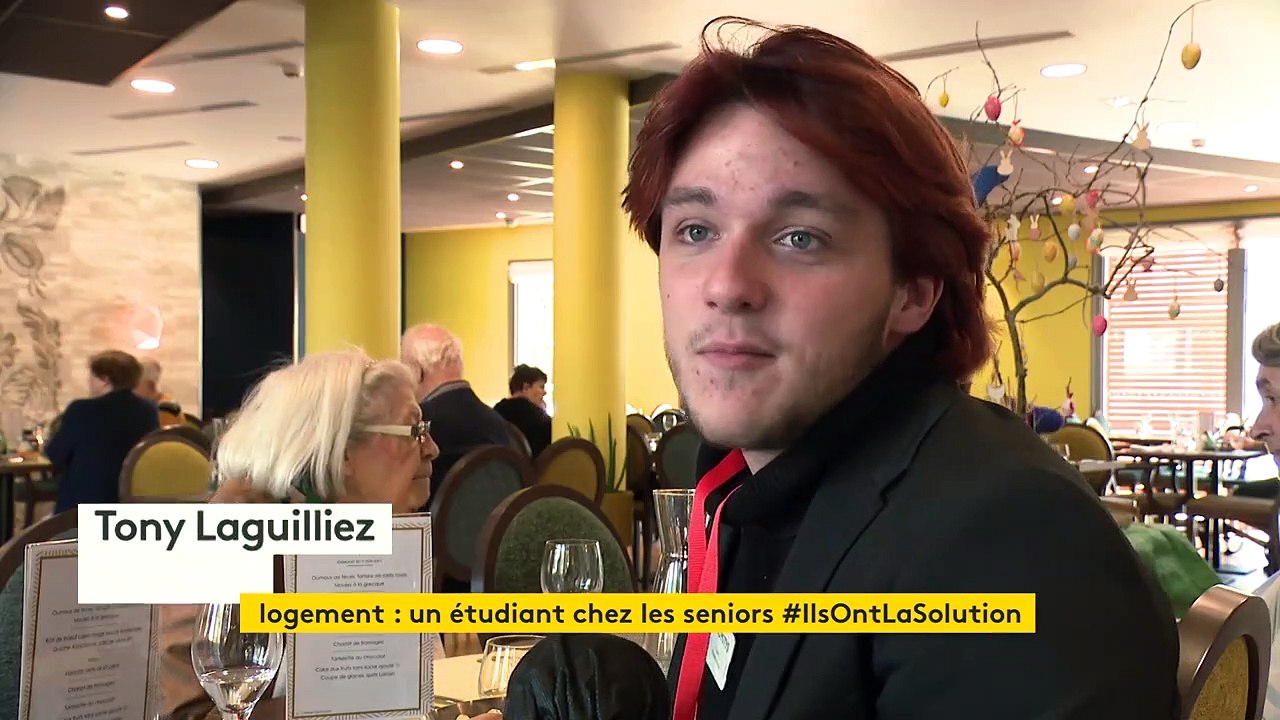 En échanges d'activités sociales, cet étudiant loge gratuitement dans une résidence senior