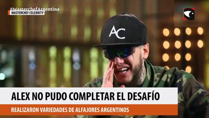 Alex no pudo completar el desafío