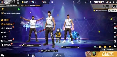 Free fire emote  video