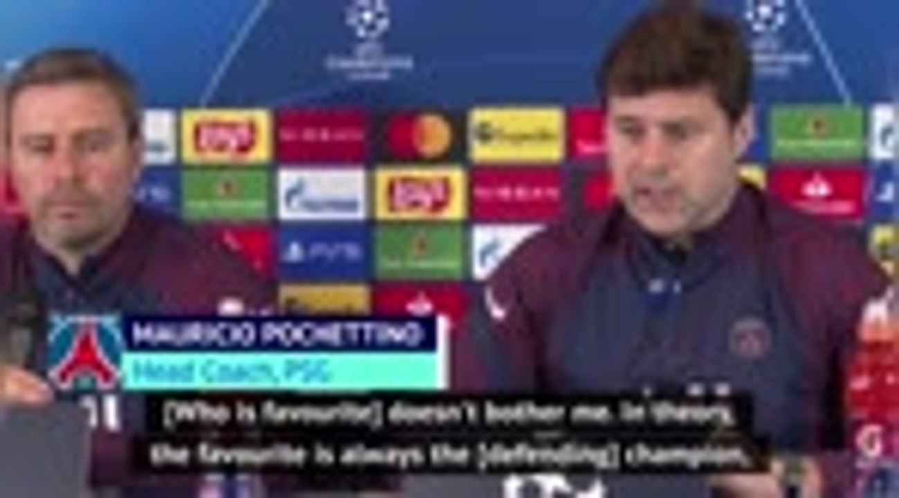 Poch unfazed by favourites tag as PSG look to reach Champions League semi-finals