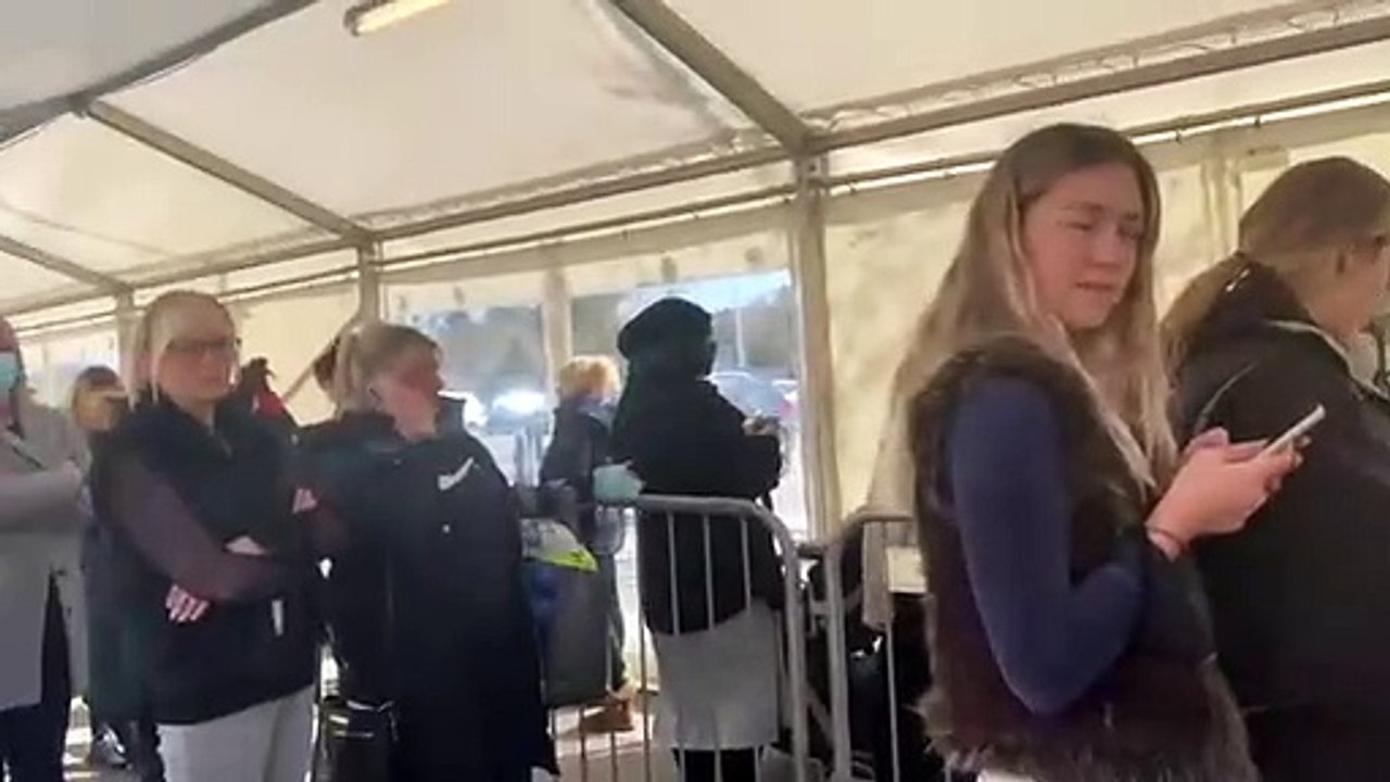 Primark queues at White Rose Shopping Centre - April 12