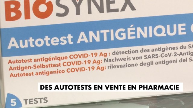 Des autotests en vente en pharmacie