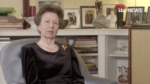 Princess Anne on her father leaving the navy