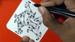 Easy Beginners Zentangle Art - Zentangle Patterns - Motifs Zentangle - Patrones Zentangle