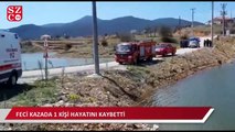 Kayan kamyonet göle düştü: 1 ölü