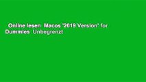Online lesen  Macos '2019 Version' for Dummies  Unbegrenzt