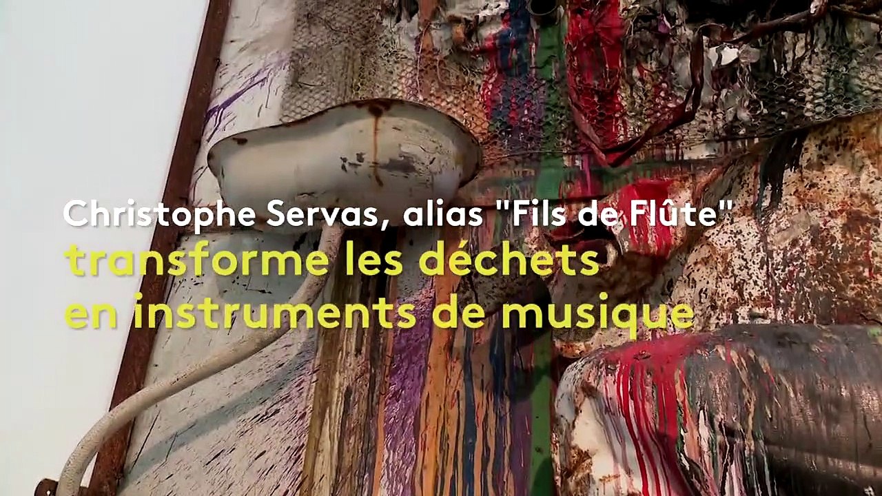 "Fils de Flûte" fait son show au Mamac de Nice avec ses drôles instruments de musique