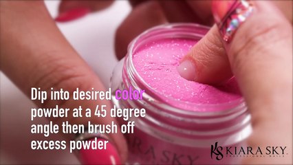 How To Apply Dip Powder With Nail Tips | Step By Step