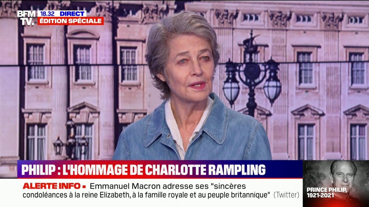 Charlotte Rampling réagit à la mort du prince Philip: "C'est comme si je perdais un membre de ma famille"