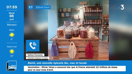 "Akoté" une nouvelle épicerie bio, vrac et local à Roquefort Les Pins