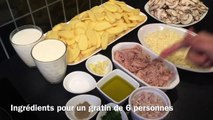 Gratin De Pommes De Terre Aux Champignons Et Au Thon