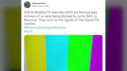 미얀마군, 인터넷 차단 이어 위성TV 안테나까지 철거 / YTN
