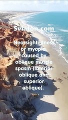 Nearsightedness or myopia