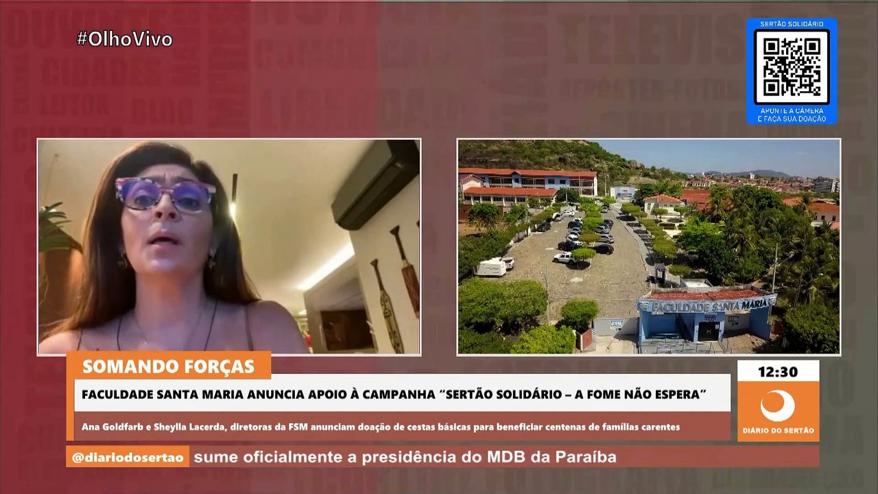 Diretoras da Faculdade Santa Maria doam 500 cestas básicas