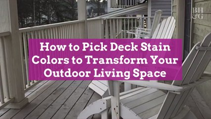 How to Pick Deck Stain Colors to Transform Your Outdoor Living Space