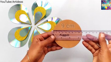 Diy Home Decorations Ideas By Old Cd || Weast Cd Tutorial Home Decor Ideas || Art Ideas