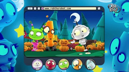 Halloween Pumpkin  Rob The Robot  Fun Cartoon Series
