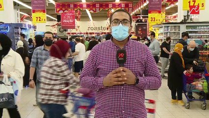(الحكاية) يتابع إقبال المصريين على المتاجر لشراء احتياجات رمضان