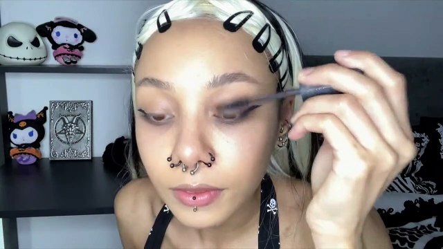 ✧₊⁎ Gothic Lolita Inspired Grwm ♡ J-Fashion // Kawaii Goth Makeup + Outfit ⁎⁺˳✧༚