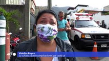Calvario por oxígeno para enfermos de covid-19 en Venezuela