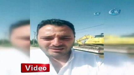Ortadan ikiye bölünen otomobilden sağ çıktılar