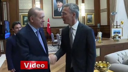 Cumhurbaşkanı Erdoğan, NATO Genel Sekreteri Stoltenberg'i kabul etti