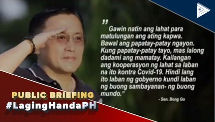 Sen. Bong Go, saludo sa sakripisyo at serbisyo ng mga bayaning frontliners sa bansa