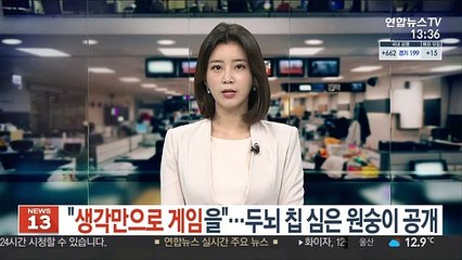 "생각만으로 게임을"…두뇌 칩 심은 원숭이 공개