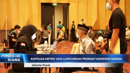 Polda Metro Jaya Gelar Vaksinasi Massal