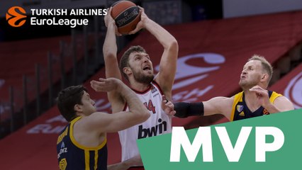 Turkish Airlines EuroLeague MVP of the Week: Sasha Vezenkov, Olympiacos Piraeus