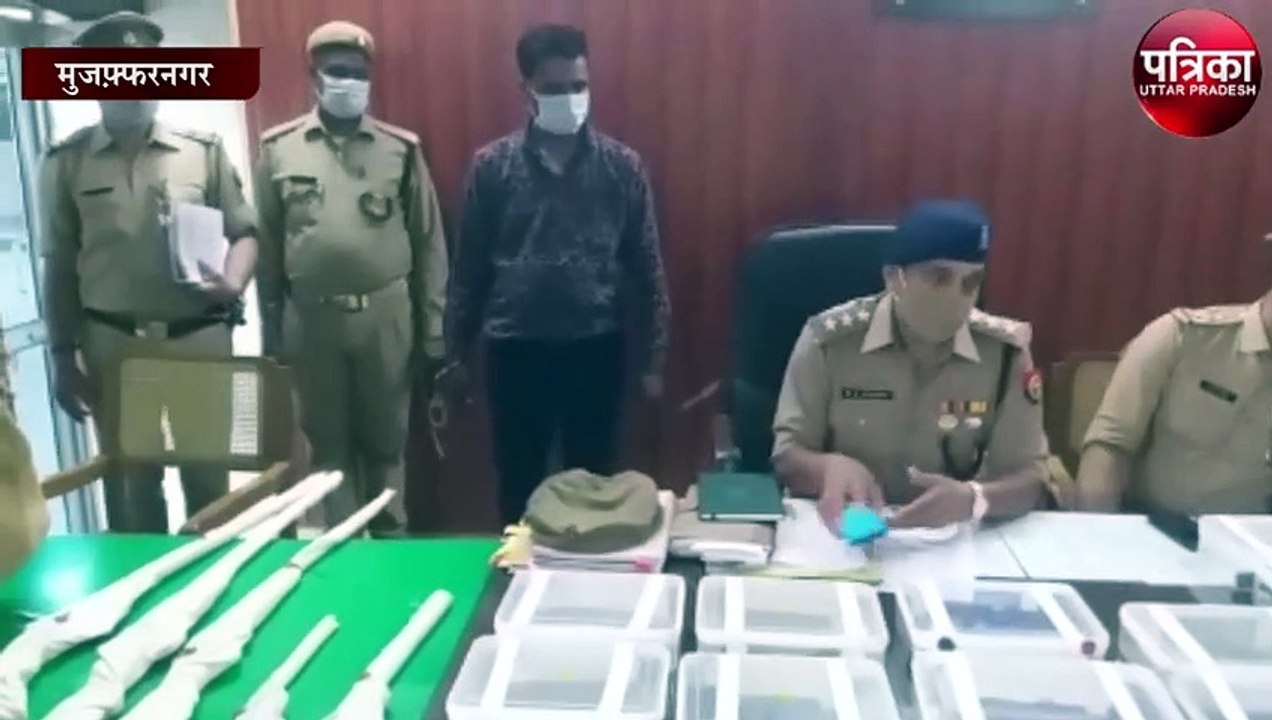 मुजफ्फरनगर पुलिस ने अवैध शस्त्र फैक्ट्री पकड़ी,...