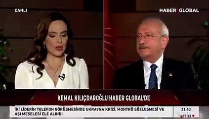 Kılıçdaroğlu'ndan Buket Aydın'ın "Erdoğan'a karşı kazanır mısınız?" sorusuna yanıt:  En ufak bir endişem yok. Dolayısıyla bir kahkaha atabilirsiniz