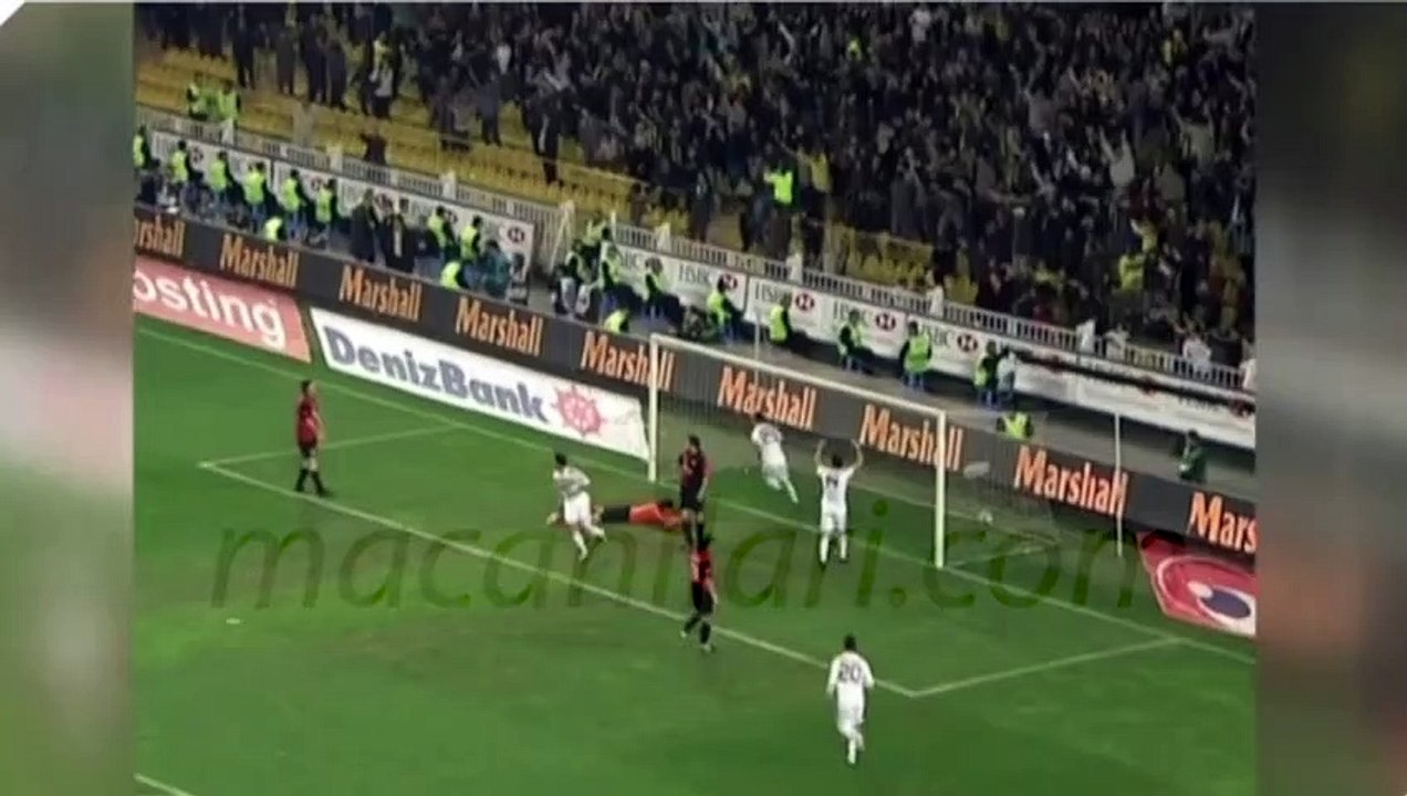 Fenerbahçe 2-1 Eskişehirspor 05.04.2009 - 2008-2009 Turkish Super League Matchday 26 (Fenerbahçe's Goals)