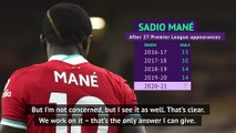 Klopp backs Mane to turn around 'not great' Liverpool goals tally