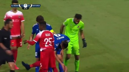 مباراه نادي القوه الجويه العراقي ونادي الوحده السعودي ملحق دوري ابطال اسيا  7_4_2021  ااشوط الثاني