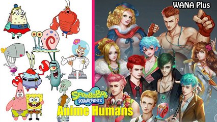 Spongebob Squarepants As Anime Humans | Wana Plus