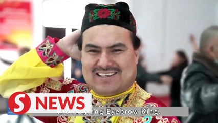 A folk artist who dances with his eyebrows