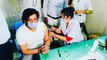 गोरखपुर के अस्पताल में कोविड की वैक्सीन लेने पहुँचे रवि किशन,लोगों से भी की अपील