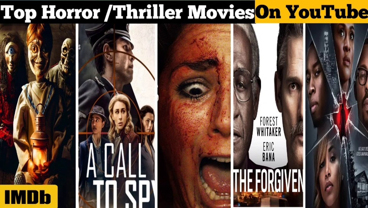 Top Horror/Thriller Movies On YouTube || Hindi Dubbed Movies On YouTube || Filmy thanos