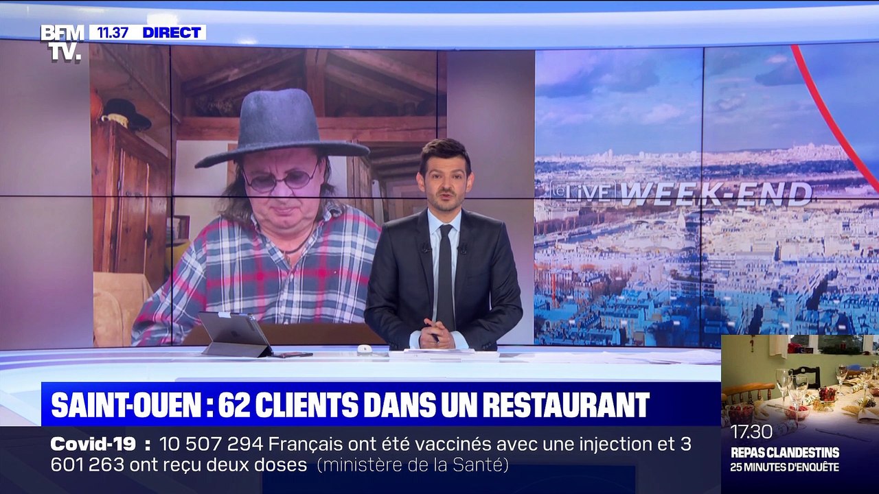 Saint-Ouen: 62 clients dans un restaurant - 10/04