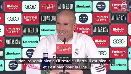 Football - Zinédine Zidane sur Lionel Messi : "J'aimerais quil reste au Barça... "