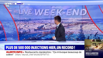 Download Video: Plus de 500 000 injections de doses de vaccins hier - 10/04