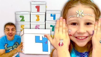 Nastya and dad are learning the Alphabet and Numbers - Educational Videos for Toddlers