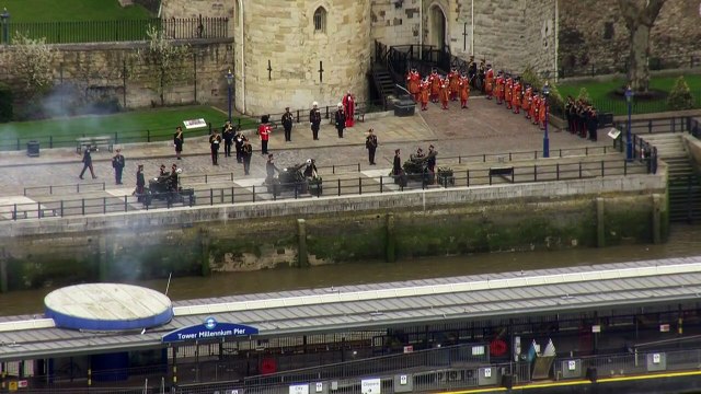 Prince Philip: Tower of London gun salutes