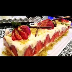 #وصفة #تيراميسو بالفريزة #الفرولة مقادير غير مكلفة و بنينة بزاف Recette #Tiramisu Aux #Fraises#