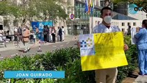 Protesta de sanitarios contra Carolina Darias en su visita al Hospital Insular de Las Palmas